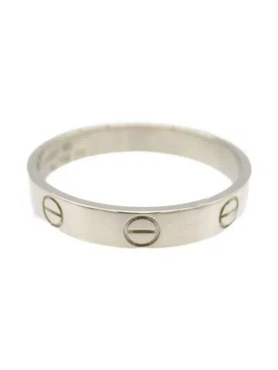 Pre-owned Cartier 2010 18kt White Gold Love Ring