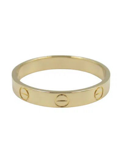 Pre-owned Cartier 2010 18kt Yellow Gold Love Ring