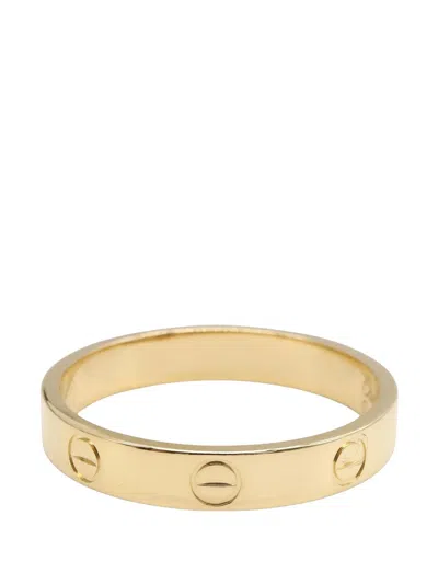 Pre-owned Cartier 2010-2020 18k Yellow Gold Small Love Ring