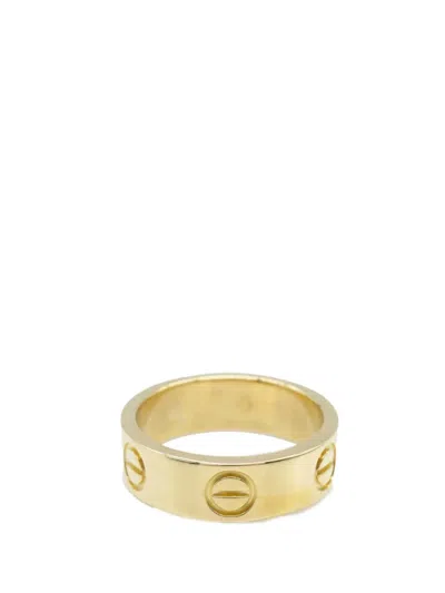 Pre-owned Cartier 2010-2025 18k Yellow Gold Classic Love Ring