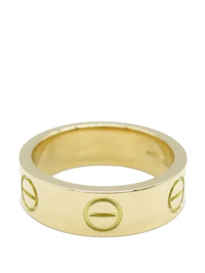 Pre-owned Cartier 2010-2025 18k Yellow Gold Classic Love Ring
