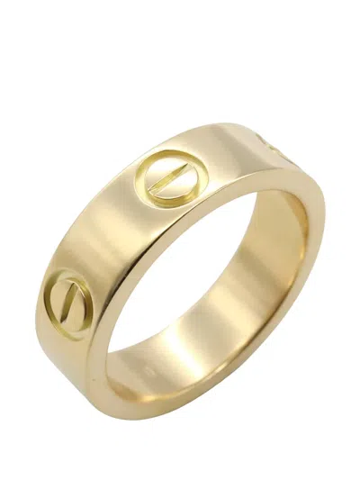 Pre-owned Cartier 2010-2025 18k Yellow Gold Classic Love Ring