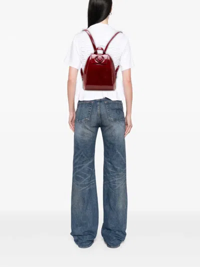 Pre-owned Cartier 2010-2025 Patent Happy Birthday Backpack In Red