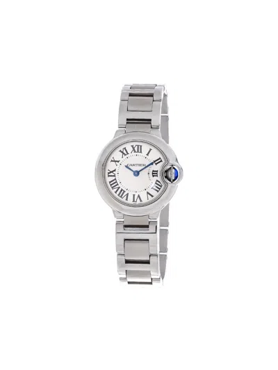 Pre-owned Cartier 2010 Ballon Bleu 28mm In White