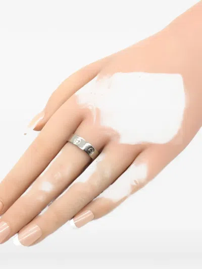 Pre-owned Cartier 2010 Love Ring In Silver