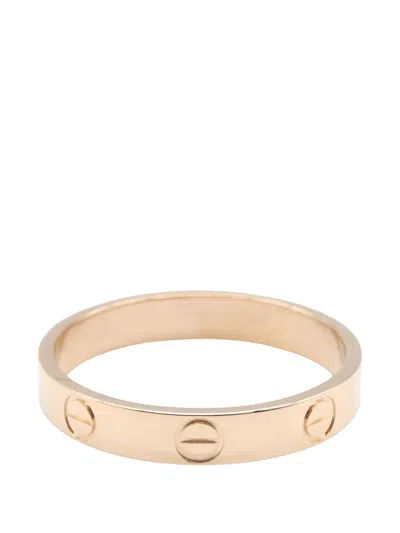 Pre-owned Cartier 2010's Mini Love Ring In Pink