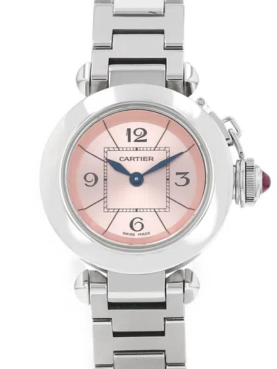 Pre-owned Cartier 2010 Miss Pasha 27mm Watch In Pink