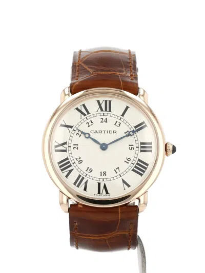Pre-owned Cartier 2010 Ronde Louis 36mm In Neutral