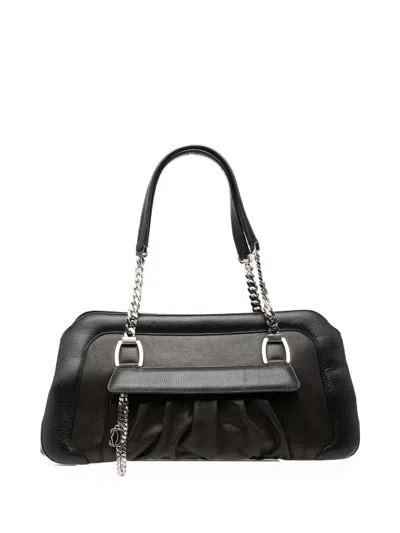 Pre-owned Cartier 2010-2026 Leather La Dona Shoulder Bag In Brown
