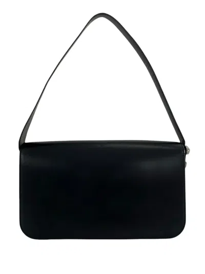 Pre-owned Cartier 2010-2026 Leather Shoulder Bag In Black