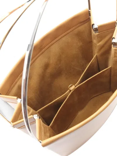Pre-owned Cartier 2010-2026 Leather Trinity Handbag In Neutrals