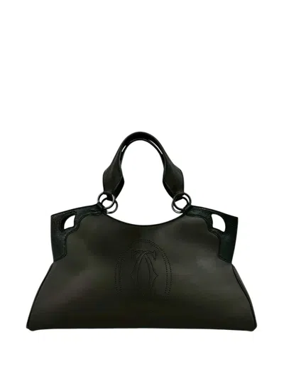 Pre-owned Cartier 2010-2026 Marcello De  Handbag In Black