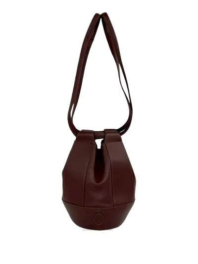 Pre-owned Cartier 2010-2026 Must De  Tulip Bucket Bag In Red
