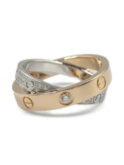 Pre-owned Cartier 2010s 18k Gold Be Love Diamond Ring