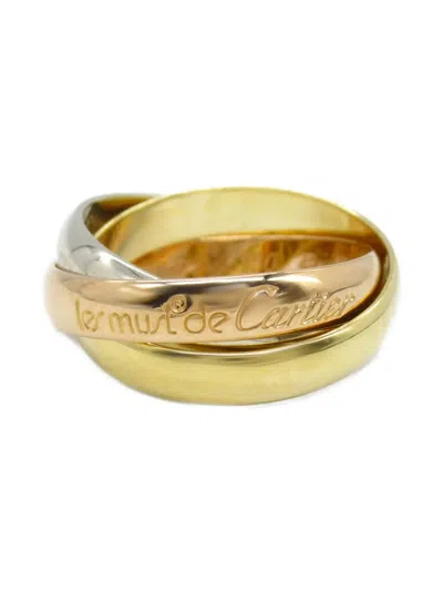 Pre-owned Cartier 2010s 18k Gold Trinity Ring
