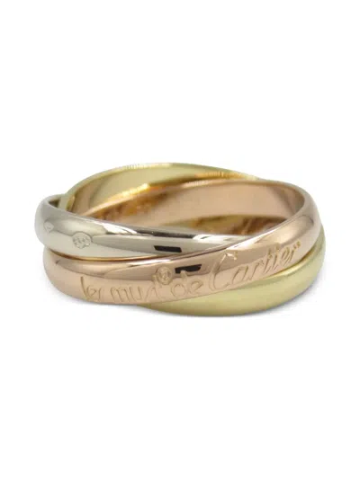 Pre-owned Cartier 2010s 18k Gold Trinity Ring In Pink