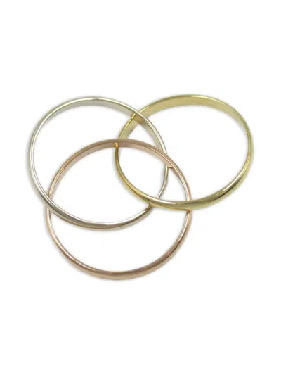 Pre-owned Cartier 2010s 18k Gold Trinity Sm Ring In 金色