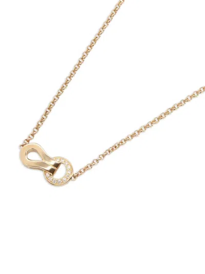 Pre-owned Cartier 2010s 18k Rose Gold Afraff Necklace