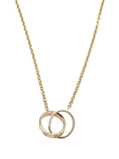Pre-owned Cartier 2010s 18k Rose Gold Baby Love Necklace