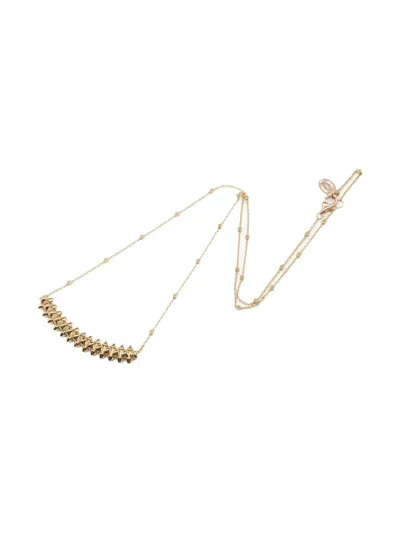 Pre-owned Cartier 2010s 18k Rose Gold Crash De  Necklace