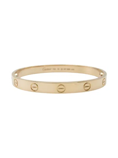 Pre-owned Cartier 2010s 18k Rose Gold Love Bracelet In Pink