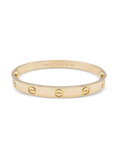 Pre-owned Cartier 2010s 18k Rose Gold Love Breath Bracelet
