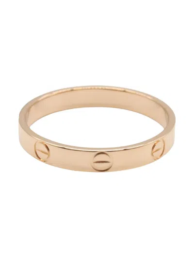 Pre-owned Cartier 2010s 18k Rose Gold Love Ring