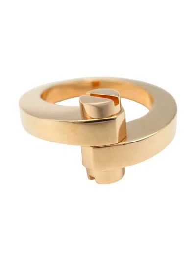 Pre-owned Cartier 2010s 18k Rose Gold Menott Ring