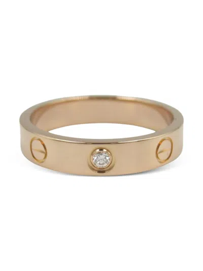 Pre-owned Cartier 2010s 18k Rose Gold Mini Love Ring
