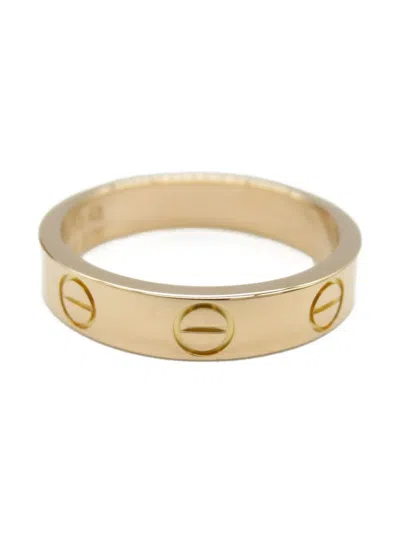 Pre-owned Cartier 2010s 18k Rose Gold Mini Love Ring