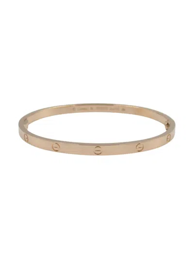 Pre-owned Cartier 2010s 18k Rose Gold Small Love Bracelet