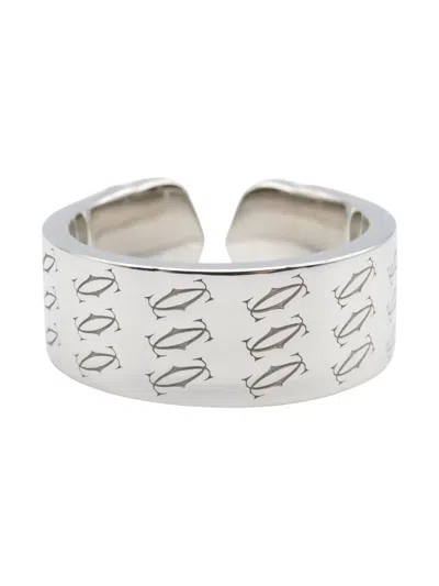Pre-owned Cartier 2010s 18k White Gold 2c 2000 Ring In Silver