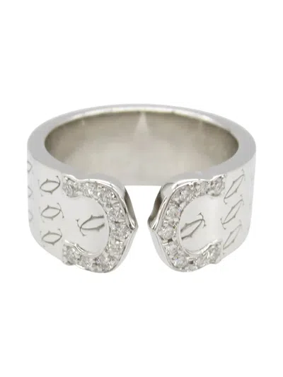 Pre-owned Cartier 2010s 18k White Gold 2c Diamond Ring