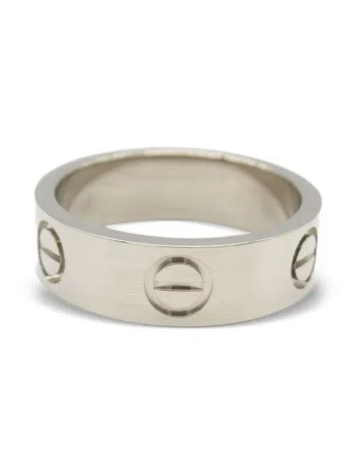 Pre-owned Cartier 2010s 18k White Gold Love Ring