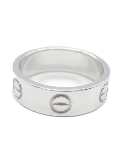 Pre-owned Cartier 2010s 18k White Gold Love Ring