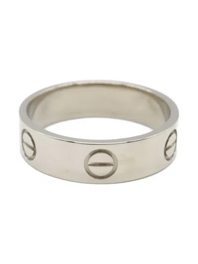 Pre-owned Cartier 2010s 18k White Gold Love Ring