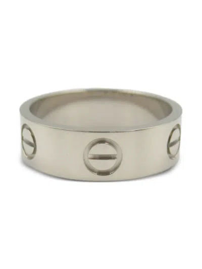 Pre-owned Cartier 2010s 18k White Gold Love Ring
