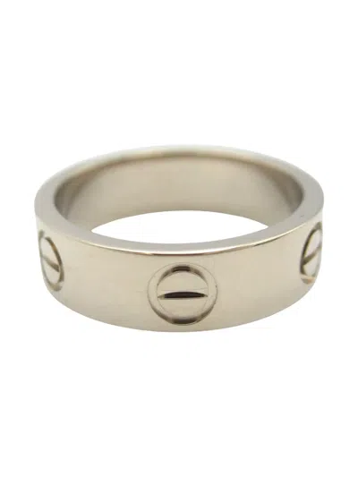 Pre-owned Cartier 2010s 18k White Gold Love Ring