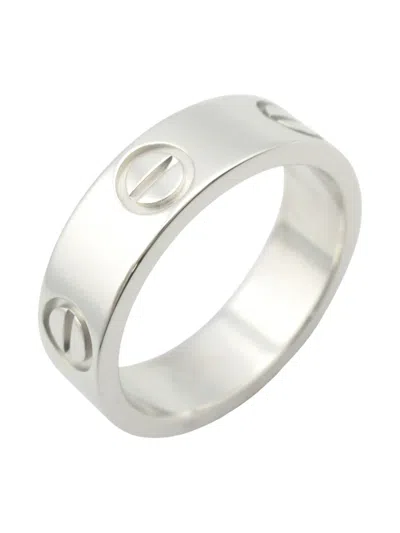 Pre-owned Cartier 2010s 18k White Gold Love Ring