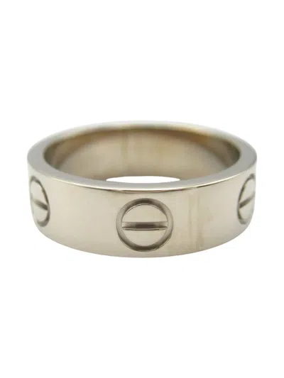 Pre-owned Cartier 2010s 18k White Gold Love Ring