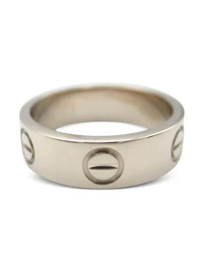 Pre-owned Cartier 2010s 18k White Gold Love Ring