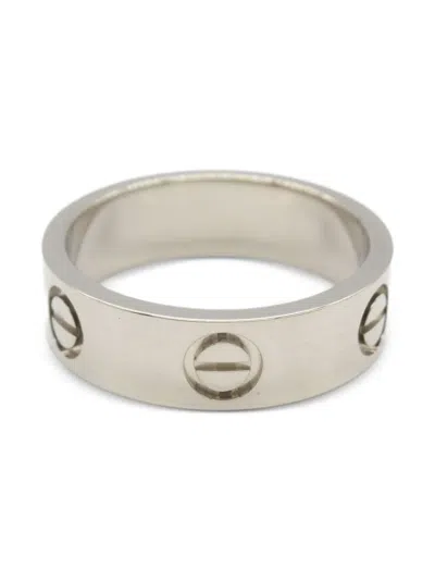 Pre-owned Cartier 2010s 18k White Gold Love Ring