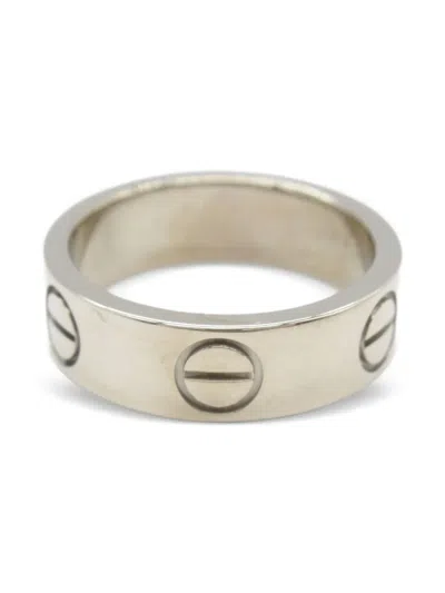 Pre-owned Cartier 2010s 18k White Gold Love Ring