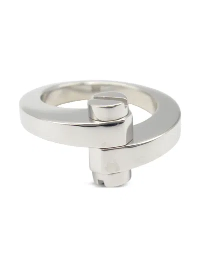 Pre-owned Cartier 2010s 18k White Gold Menotte Ring