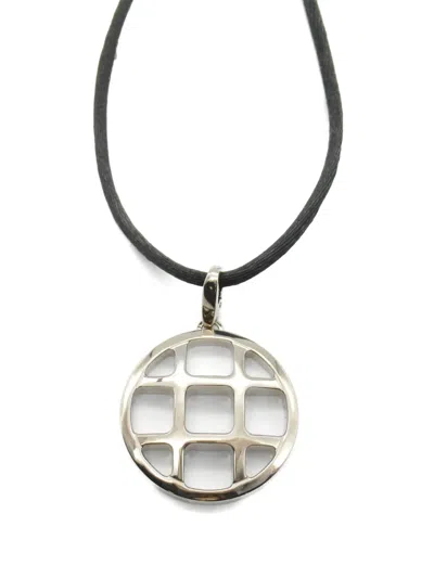 Pre-owned Cartier 2010s 18k White Gold Pasha Necklace In Silver