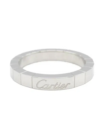Pre-owned Cartier 2010s 18k White Gold Raniere Ring In 银色