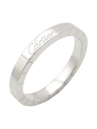 Pre-owned Cartier 2010s 18k White Gold Raniere Ring In Silver