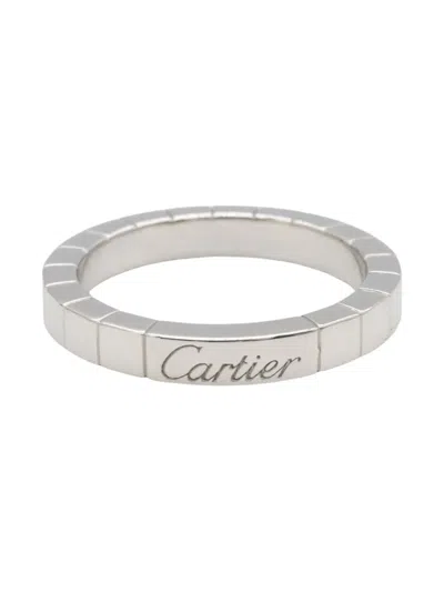 Pre-owned Cartier 2010s 18k White Gold Raniere Ring In Silver