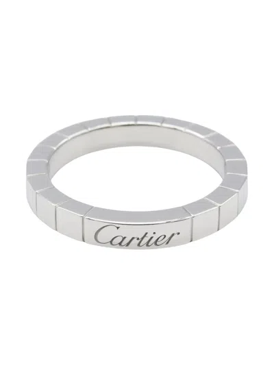 Pre-owned Cartier 2010s 18k White Gold Raniere Ring In Silver