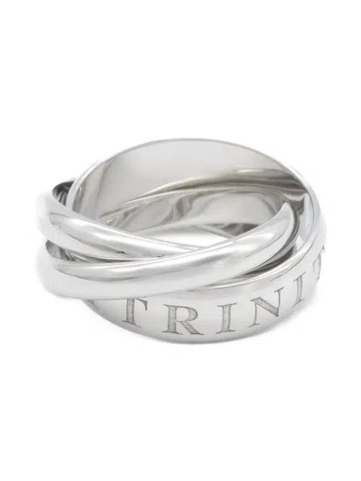 Pre-owned Cartier 2010s 18k White Gold Trinity Ring